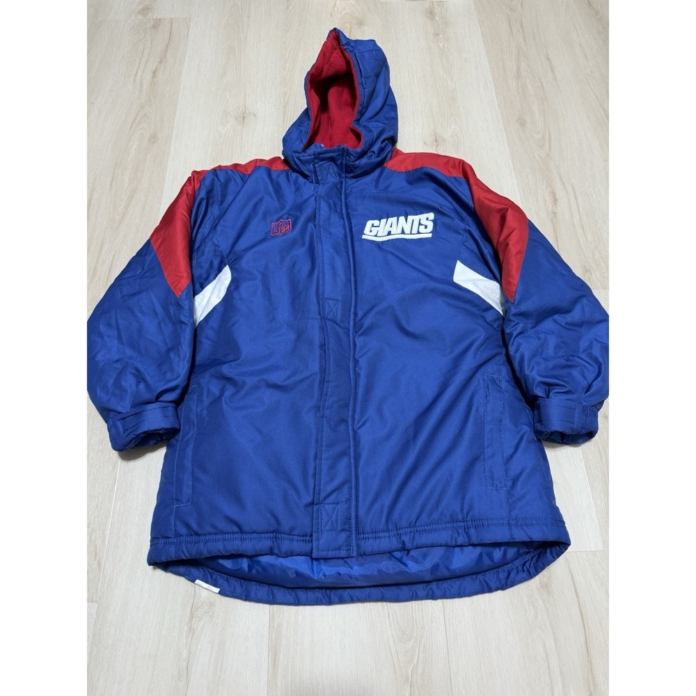 NFL Team Apparel New York Giants Embroidered Jacket Size Youth Large (14/16)